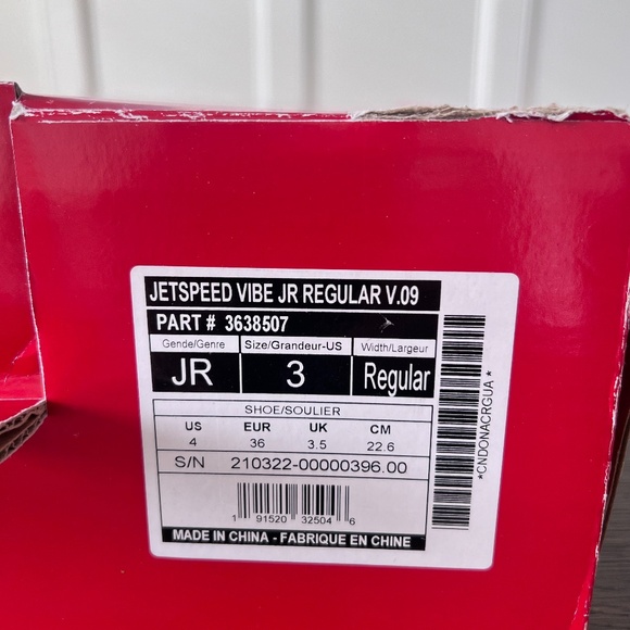 CCM Jetspeed Vibe Junior Ice Hockey Skates Size 3 Regular - Picture 15 of 16